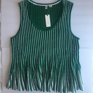 Anthropologie Peplum Tank